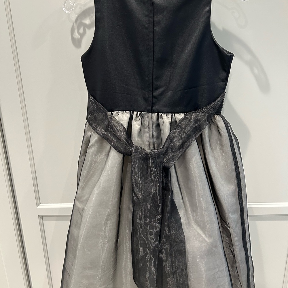 Rare Editions Black and Silver Formal Dress - Picture 2 of 3